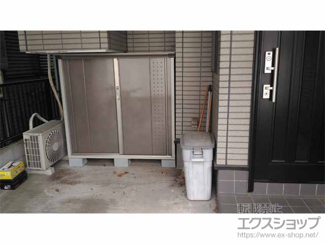 東京都目黒区のの物置・屋外倉庫 グランプレステージジャンプ 1488×530×1400 GP-155C-F-CB 施工例