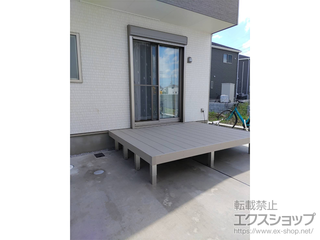 千葉県船橋市ののウッドデッキ リウッドデッキ 200 施工例