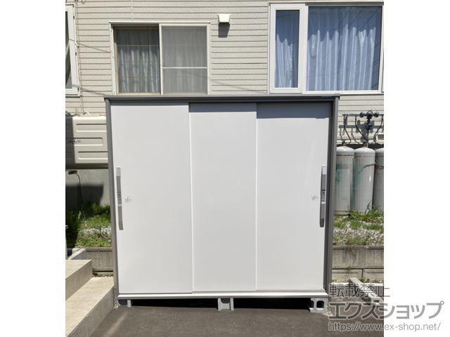 北海道札幌市のの物置・屋外倉庫 エスモ 一般型 2100×924×1913（ESF-2109A） ESF-2109A-TW 施工例