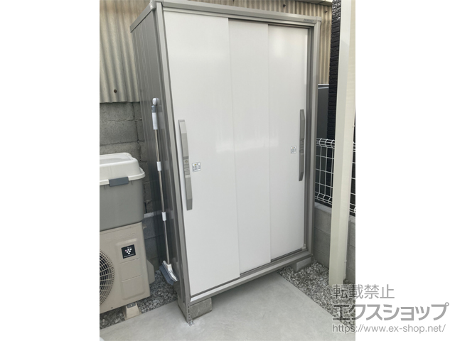 大阪府八尾市のの物置・屋外倉庫 エスモ 一般型 1215×674×1913（ESF-1206A） ESF-1206A-TW 施工例