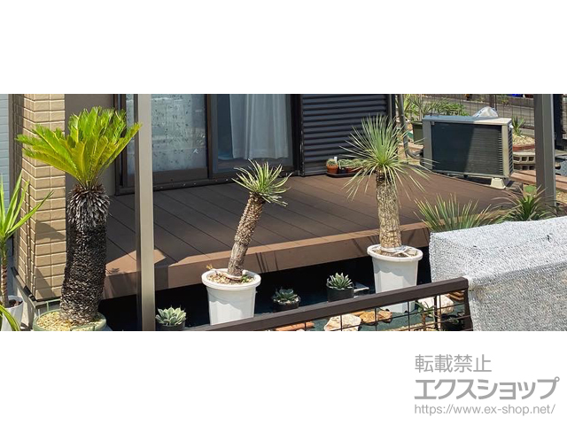 三重県鈴鹿市ののウッドデッキ リウッドデッキ 200 施工例
