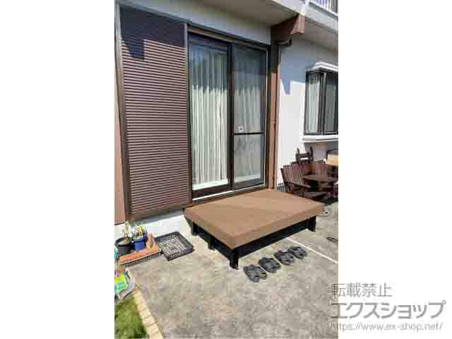 千葉県いすみ市ののウッドデッキ リウッドデッキ 200 施工例