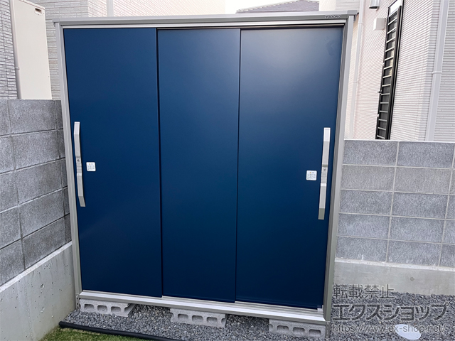 愛媛県松山市のの物置・屋外倉庫 エスモ 一般型 1800×674×1913 ESF-1806A-DO 施工例