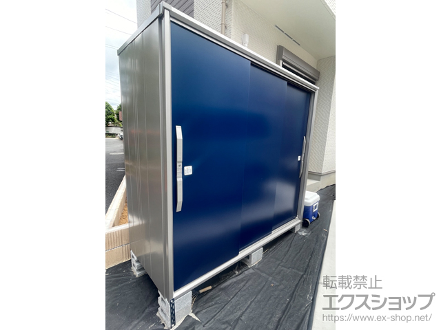東京都足立区のの物置・屋外倉庫 エスモ 一般型 2100×924×1913 ESF-2109A-DO 施工例