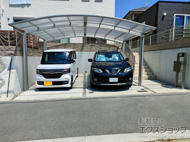 兵庫県神戸市ののカーポート レイナツインポートグラン　積雪〜20cm対応 施工例