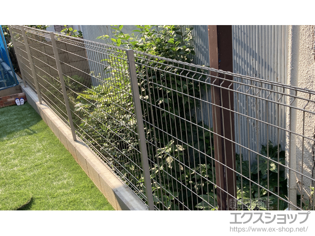 埼玉県三郷市ののフェンス・柵 メッシュフェンス G型 施工例