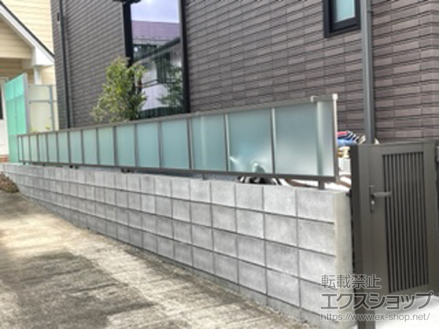 神奈川県横浜市ののフェンス・柵 フェンスAB YT1型 採光パネル　フリーポールタイプ 施工例