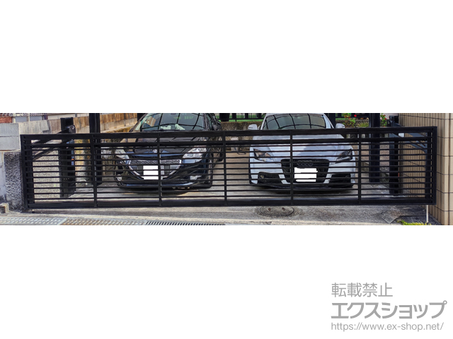 大阪府堺市ののカーゲート ワイドオーバードアS1型 電動式 施工例