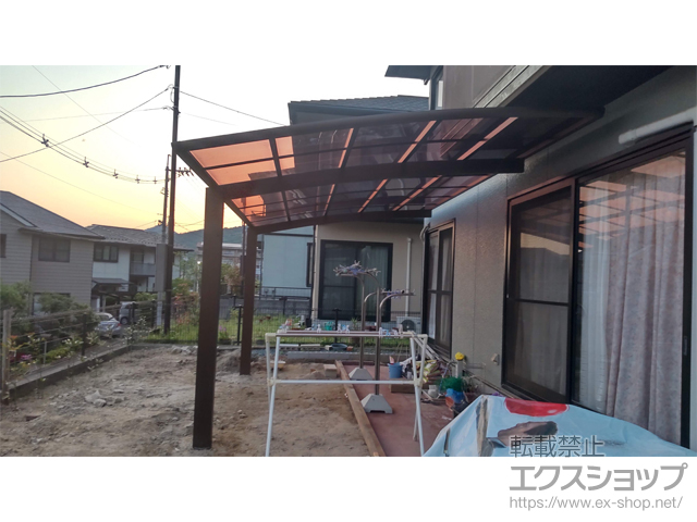 広島県広島市ののカーポート レイナポートグラン　積雪〜20cm対応 施工例