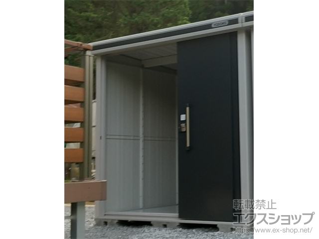 宮崎県のの物置・屋外倉庫 エルモ 多雪型 2220×1870×2119 LMDS-2218-SM 施工例
