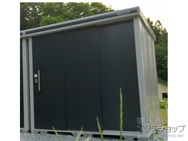 宮崎県のの物置・屋外倉庫 エルモ 多雪型 2220×1870×2119 LMDS-2218-SM 施工例