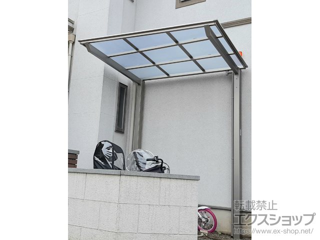 東京都小平市ののサイクルポート・駐輪場 フーゴFミニ (フラットスタイル) 積雪〜20cm対応 施工例