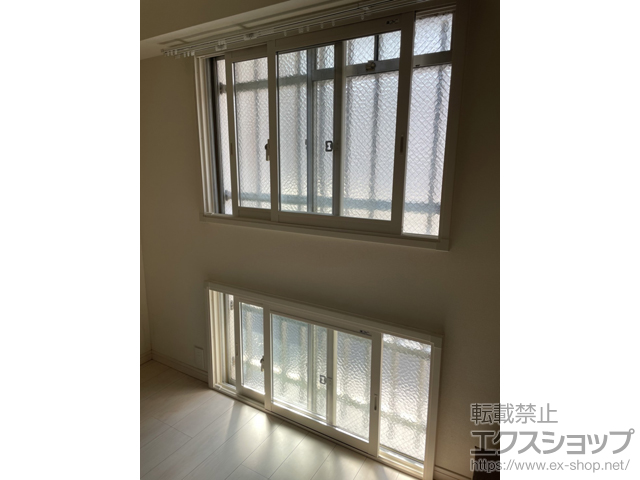 福岡県福岡市のの二重窓（内窓） インプラス 引違い窓 2枚建 施工例