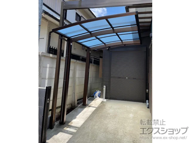 東京都国分寺市のYKKAPのサイクルポート・自転車置き場 レイナポートグランミニ 積雪～20cm対応 施工例