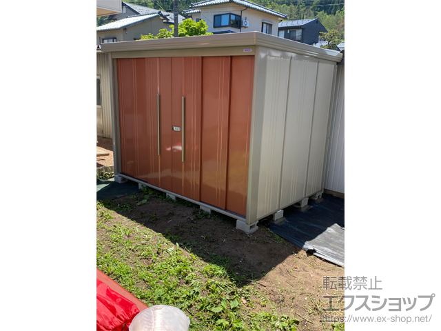 福井県福井市のの物置・屋外倉庫 Mr.ストックマンダンディ 多雪型 結露減少型 2900×1922×2110 ND-SZ2919-T 施工例