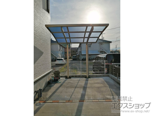 神奈川県平塚市ののサイクルポート・駐輪場 プレシオスポート ミニ 積雪〜20cm対応 施工例