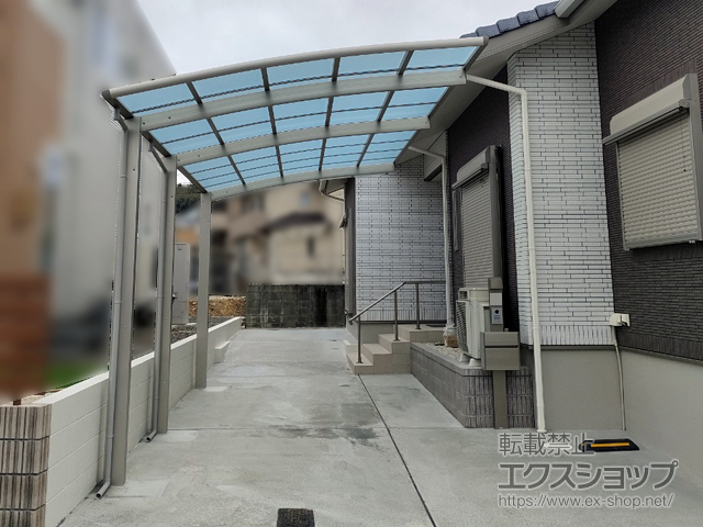 岐阜県土岐市ののカーポート レイナポートグラン 延長　積雪〜20cm対応 施工例