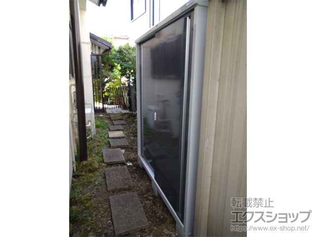 東京都杉並区のの物置・屋外倉庫 シンプリー 一般型 1740×905×1903 MJX-179E-CG 施工例