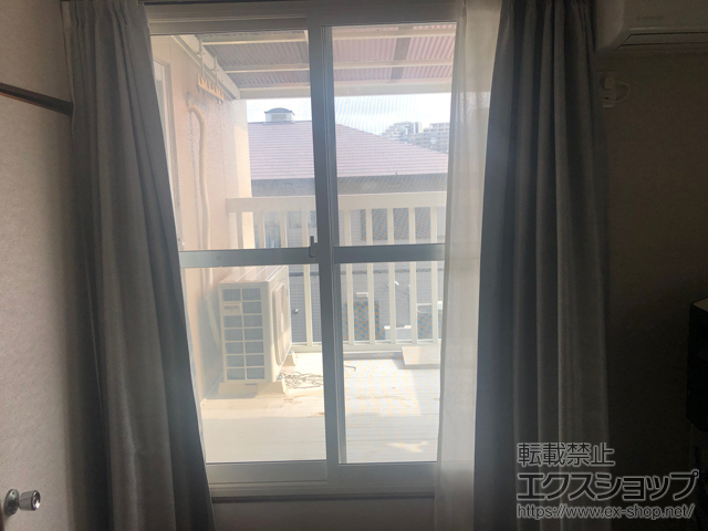 福岡県福岡市のの二重窓（内窓） インプラス 引違い窓 2枚建 施工例