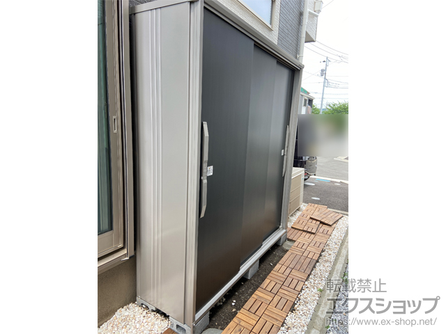 神奈川県座間市のの物置・屋外倉庫 エスモ 一般型 1800×537×1914 ESF-1805A-WE 施工例