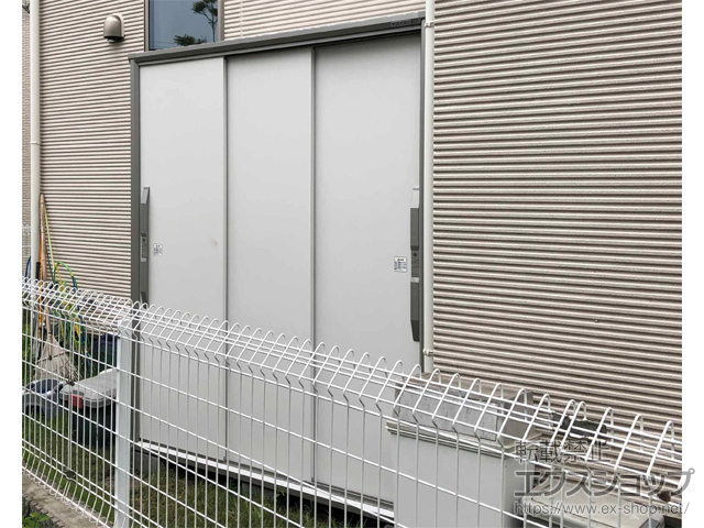 神奈川県鎌倉市のの物置・屋外倉庫 エスモ 一般型 1650×774×1913 ESF-1607A-TW 施工例