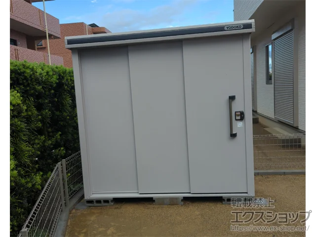 宮崎県宮崎市のヨドコウの物置・収納・屋外倉庫 エルモ 一般型 2220×1170×2121 LMD-2211-CB 施工例