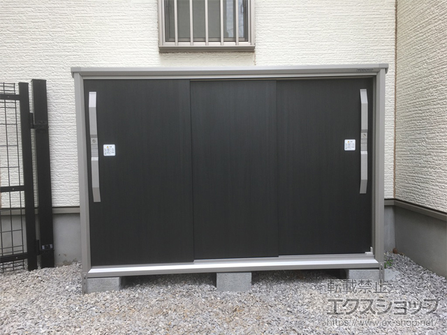 神奈川県横浜市のの物置・屋外倉庫 エスモ 一般型 1650×537×1114 ESF-1605Y-WE 施工例