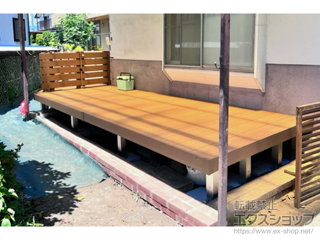 長野県塩尻市ののウッドデッキ リウッドデッキ 200 施工例