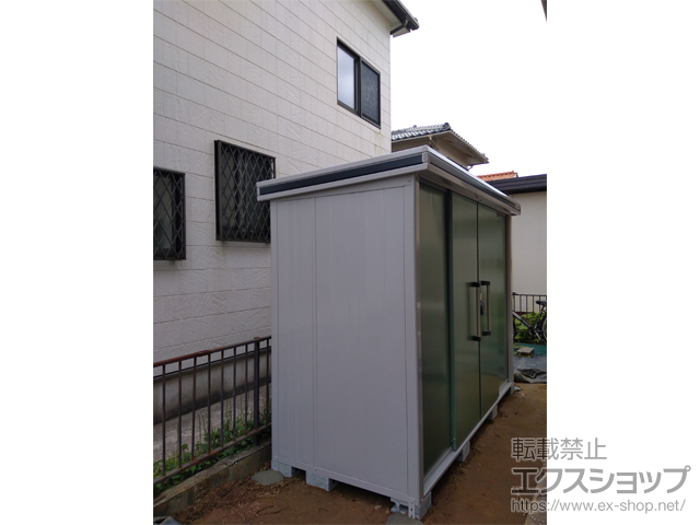 千葉県四街道市のの物置・屋外倉庫 エルモ 一般型 2920×1170×2121 LMD-2911-EG 施工例