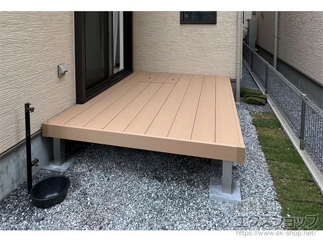 埼玉県川口市ののウッドデッキ リウッドデッキ 200 施工例