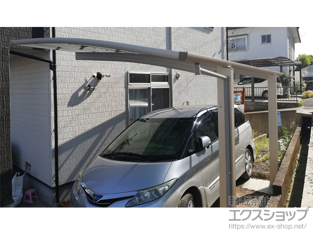岐阜県土岐市ののカーポート プレシオスポート 積雪〜20cm対応 施工例