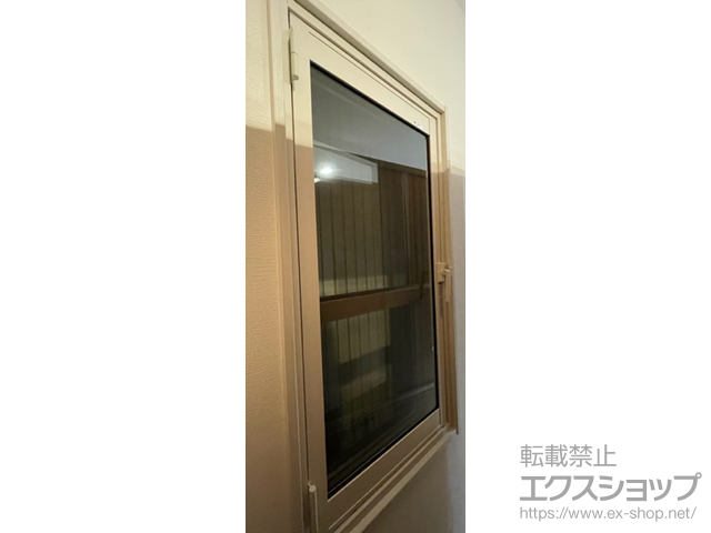 高知県高知市のの二重窓（内窓） インプラス 開き窓 外観左吊元 施工例