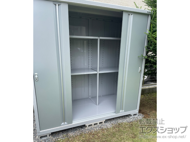 千葉県柏市のの物置・屋外倉庫 シンプリー 一般型 1940×905×1903 MJX-199E-P-PS 施工例