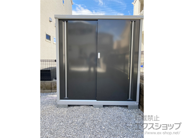 埼玉県鴻巣市のの物置・屋外倉庫 シンプリー 一般型 1520×905×1603 MJX-159D-EB 施工例