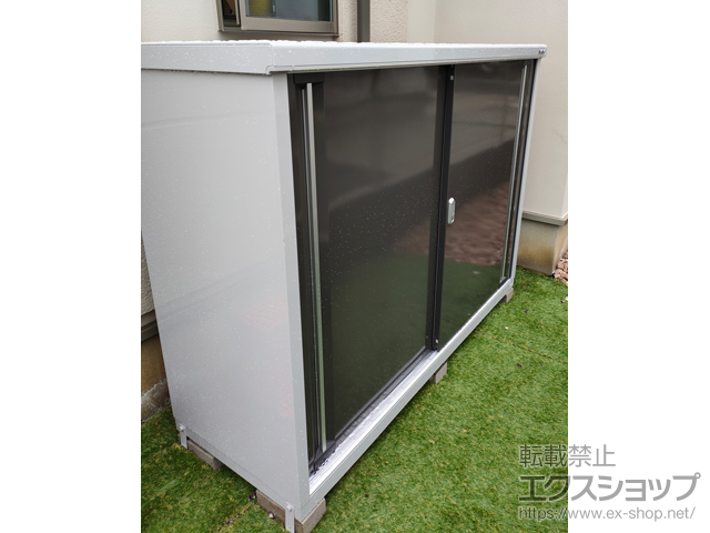 神奈川県横浜市のの物置・屋外倉庫 シンプリー 一般型 1740×615×1303 MJX-176C-P-EB 施工例