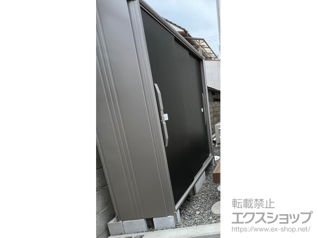 和歌山県和歌山市のの物置・屋外倉庫 エスモ 一般型 1500×537×1914 ESF-1505A-WE 施工例