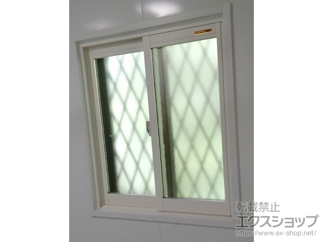茨城県東茨城郡茨城町のの二重窓（内窓） プラマードU 浴室引違い窓 ユニットバス納まり 額縁下補強材無し 施工例