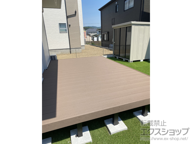 神奈川県足柄上郡大井町ののウッドデッキ リウッドデッキ 200 施工例