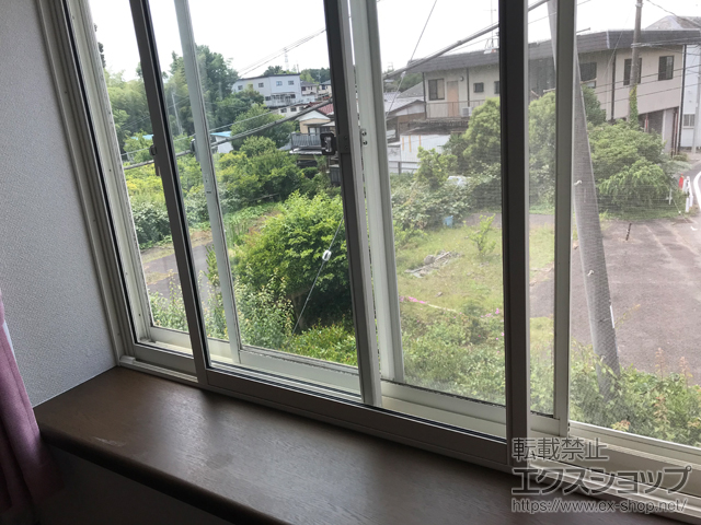 神奈川県横浜市のの二重窓（内窓） インプラス 引違い窓 2枚建 施工例