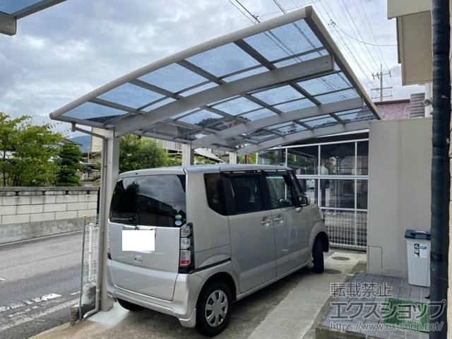 長野県須坂市ののカーポート レイナベーカポートグラン50　積雪〜50cm対応 施工例