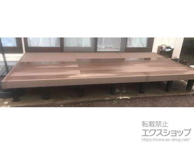 長野県東御市のYKKAPのウッドデッキ リウッドデッキ 200 施工例