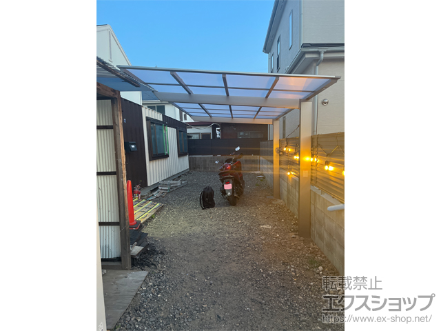 愛知県名古屋市ののカーポート ソリッドポート 積雪〜20cm対応 施工例
