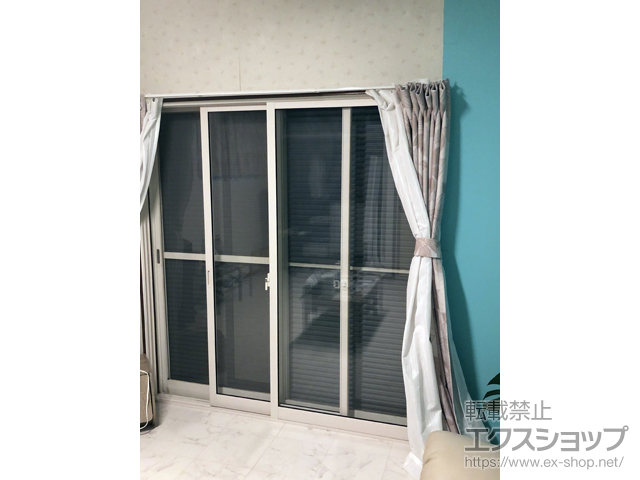 神奈川県横浜市のの玄関ドア、二重窓（内窓） インプラス 引違い窓 2枚建 施工例