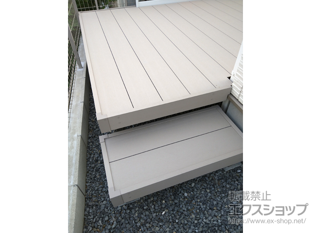 岡山県倉敷市ののウッドデッキ リウッドデッキ 200 施工例