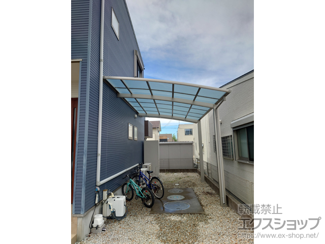 三重県南牟婁郡紀宝町ののカーポート アリュース ベーカ　積雪〜20cm対応 施工例