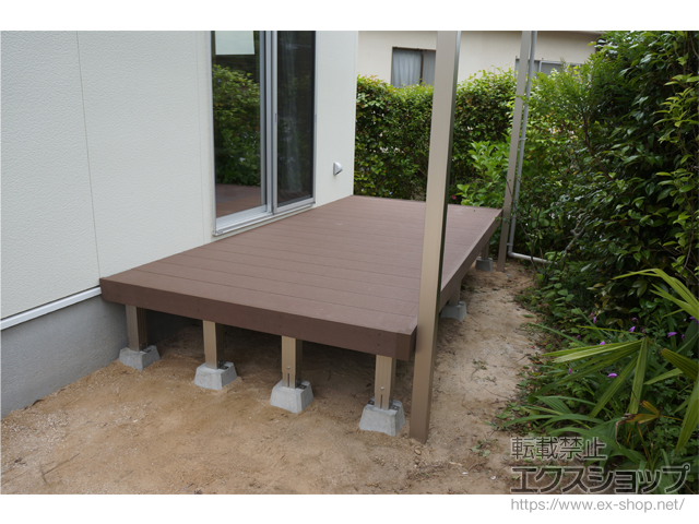 広島県安芸郡府中町ののウッドデッキ リウッドデッキ 200 施工例