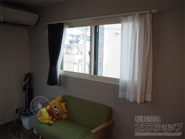 埼玉県さいたま市のの二重窓（内窓） インプラス 引違い窓 2枚建 施工例
