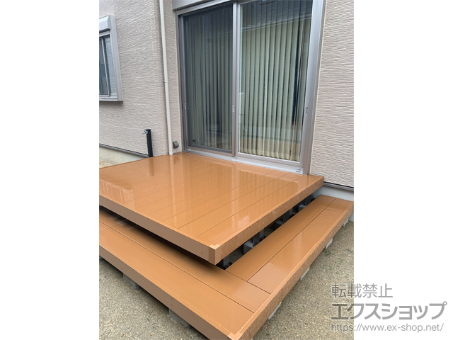 愛知県あま市ののウッドデッキ リウッドデッキ 200 施工例