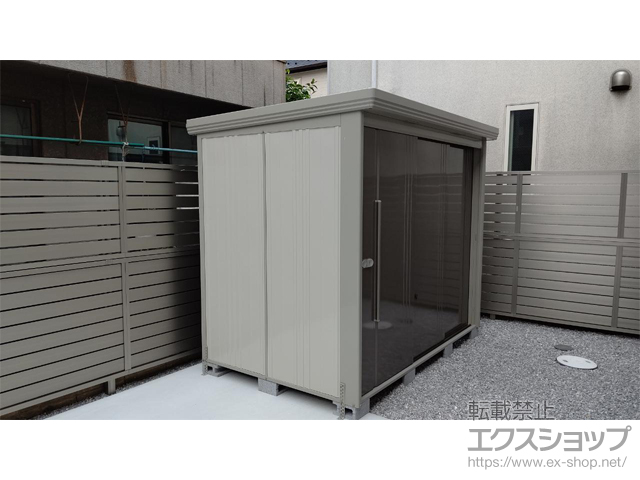 東京都日野市のの物置・屋外倉庫 Mr.ストックマンダンディ 一般型 結露減少型 2532×1590×2110（ND-Z2515） ND-Z2515-B 施工例