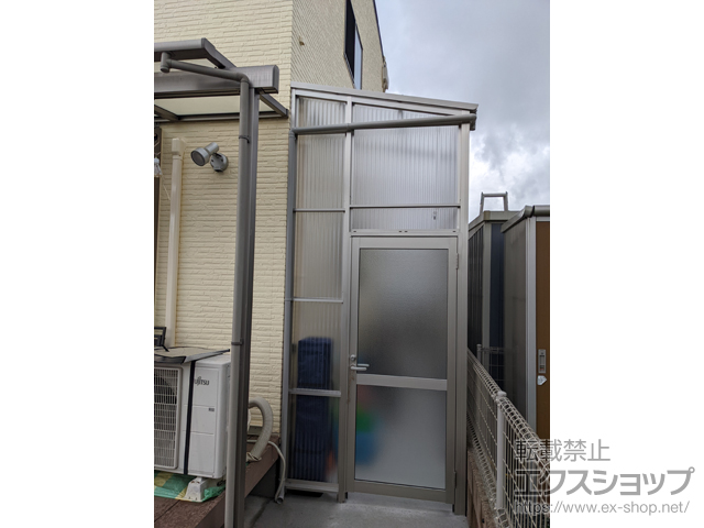 熊本県熊本市ののストックヤード ストックヤードII 両側ドア付きタイプ 積雪〜20ｃｍ対応 施工例